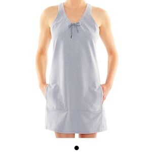 Lucy Medium Gray Sleeveless Casual Weekend Dress
